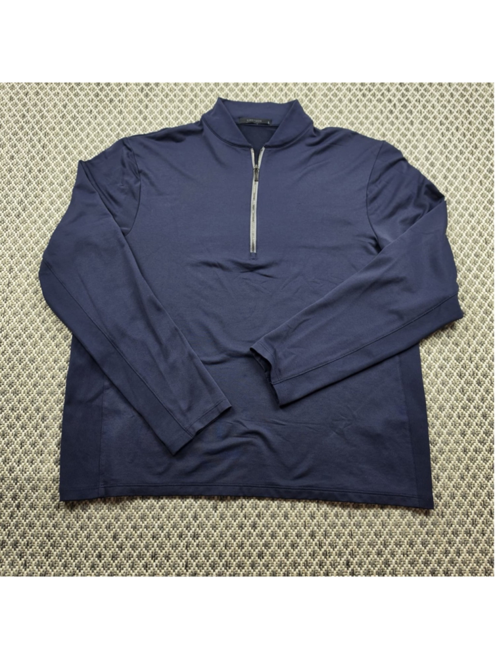 Greyson Metedeconk National Golf Club 1/4 Zip Pullover Mens Large Navy - Picture 2 of 9